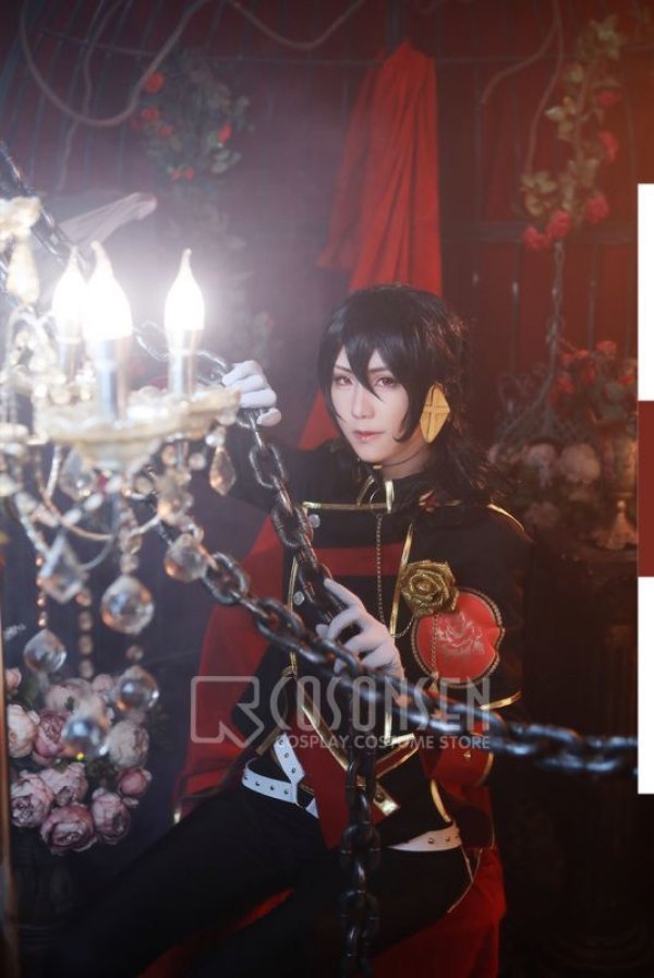 画像11: 【25%OFF】あんさんぶるスターズ あんスタ 招待★ブラックブラッドバンケット 大神晃牙 コスプレ衣装