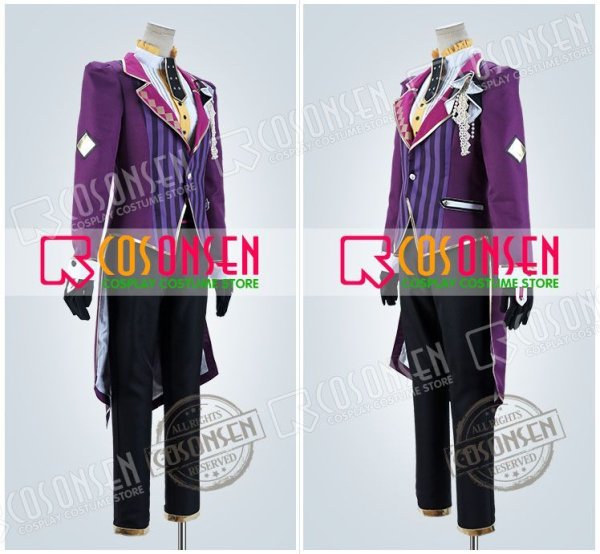 画像3: 【25%OFF】あんさんぶるスターズ あんスタ 招待★ブラックブラッドバンケット 青葉つむぎ コスプレ衣装