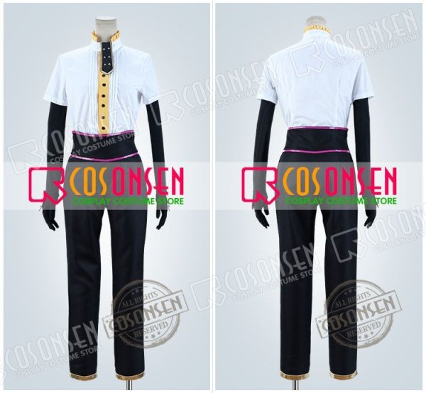 画像4: 【25%OFF】あんさんぶるスターズ あんスタ 招待★ブラックブラッドバンケット 青葉つむぎ コスプレ衣装