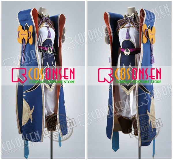 画像3: 【25%OFF】Fate/Grand Order FGO 蘭陵王 コスプレ衣装 霊基再臨 最終再臨