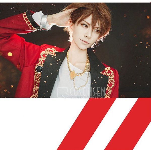 画像3: 【25%OFF】あんさんぶるスターズ あんスタ Saga*かけ上がるレインボーステージ 守沢千秋 コスプレ衣装 刺繍版