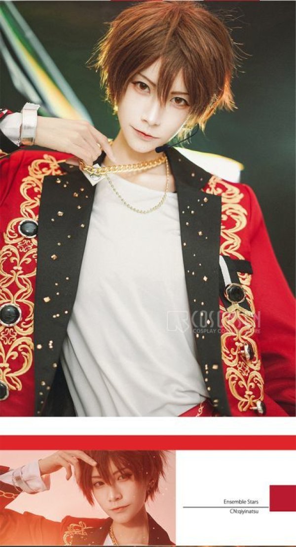 画像5: 【25%OFF】あんさんぶるスターズ あんスタ Saga*かけ上がるレインボーステージ 守沢千秋 コスプレ衣装 刺繍版