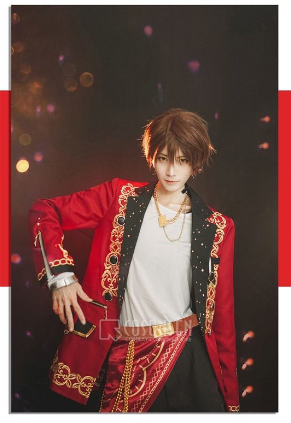 画像4: 【25%OFF】あんさんぶるスターズ あんスタ Saga*かけ上がるレインボーステージ 守沢千秋 コスプレ衣装 刺繍版