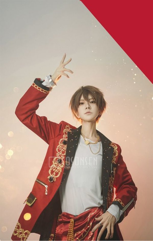 画像8: 【25%OFF】あんさんぶるスターズ あんスタ Saga*かけ上がるレインボーステージ 守沢千秋 コスプレ衣装 刺繍版