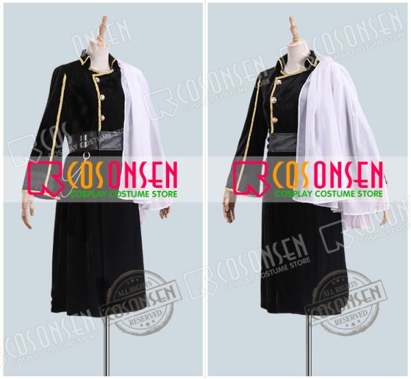 画像3: 【20%OFF】刀剣乱舞 ミュージカル2部ライブ衣装 三百年の子守唄 にっかり青江 コスプレ衣装 コート