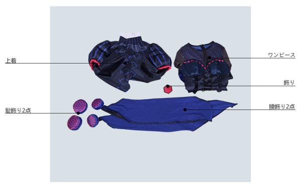 画像6: Fate/Grand Order FGO 紫式部 コスプレ衣装 霊基再臨 第1段階 最終再臨