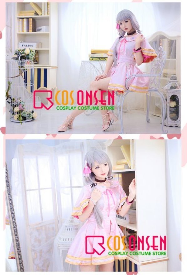 画像4: 【25%OFF】アイドルマスター アイマス O-Ku-Ri-Mo-No Sunday 久川凪 コスプレ衣装