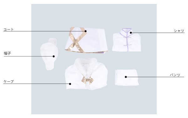 画像7: 文豪ストレイドッグス DEAD APPLE フョードル・ドストエフスキー コスプレ衣装