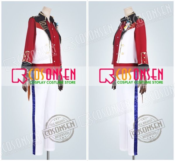 画像3: 【25%OFF】あんさんぶるスターズ あんスタ 4周年記念クラス別スカウト 紅月 鬼龍紅郎 コスプレ衣装