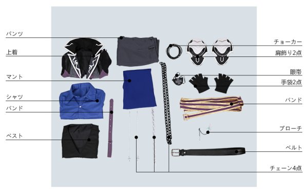 画像12: 【25%OFF】あんさんぶるスターズ あんスタ スカウト!中二病トラブル 仙石忍 コスプレ衣装