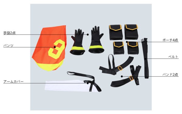 画像7: プロメア ガロ・ティモス コスプレ衣装