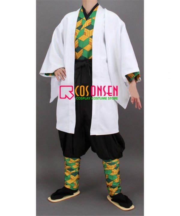 画像3: 【25%OFF】鬼滅の刃 鬼殺隊隊服 錆兎 コスプレ衣装