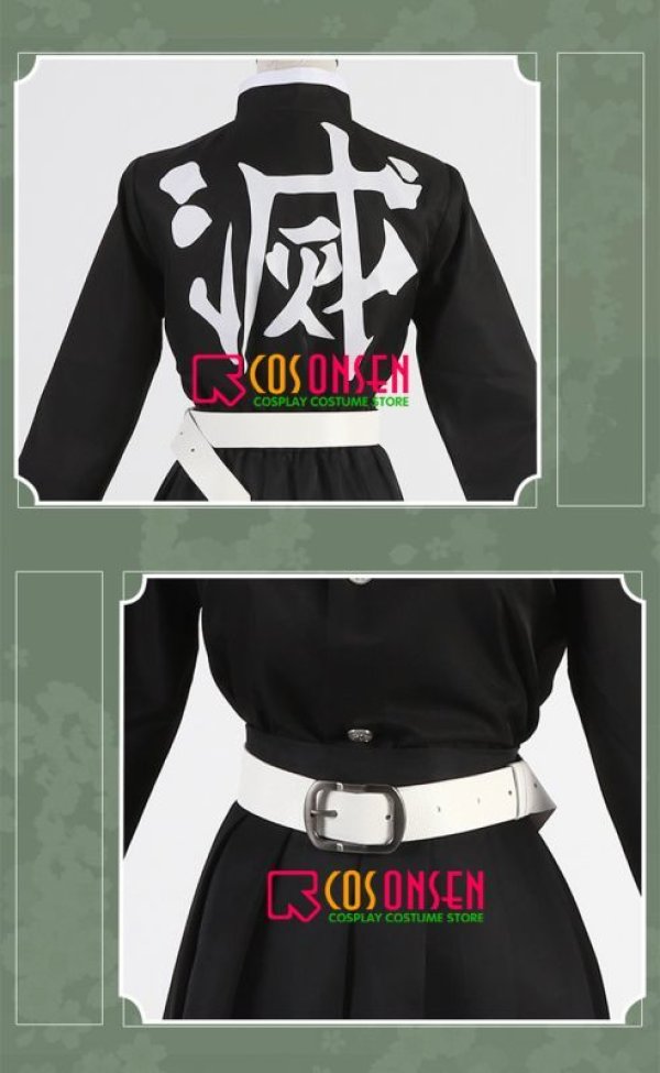 画像5: 【25%OFF】鬼滅の刃 鬼殺隊隊服 栗花落カナヲ コスプレ衣装
