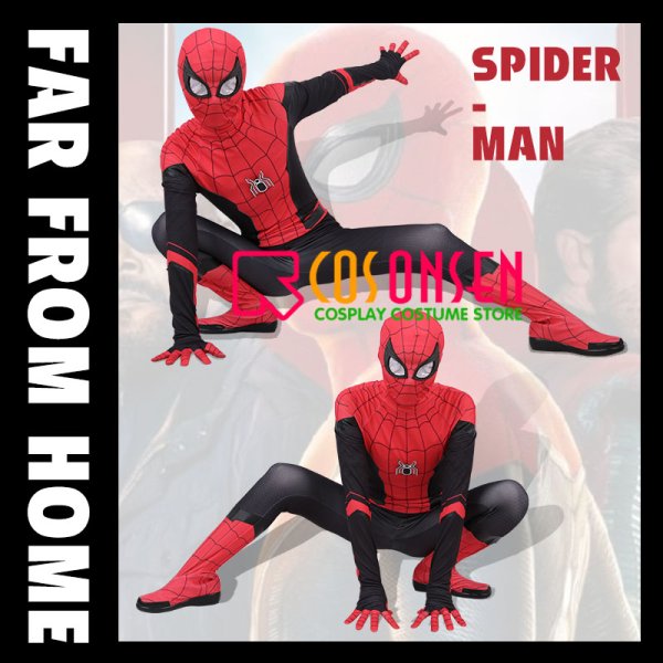 画像5: スパイダーマン ファー・フロム・ホーム Spider-Man Far From Home ピーター・ベンジャミン・パーカー コスプレ衣装