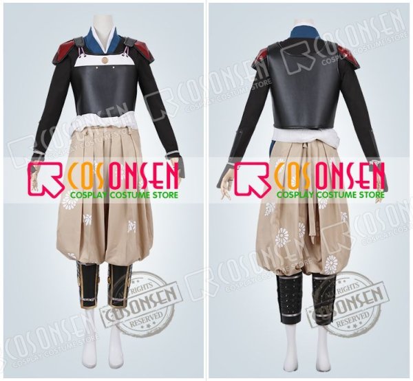 画像4: 【25%OFF】Fate/Grand Order FGO 森長可 コスプレ衣装 霊基再臨 第二段階