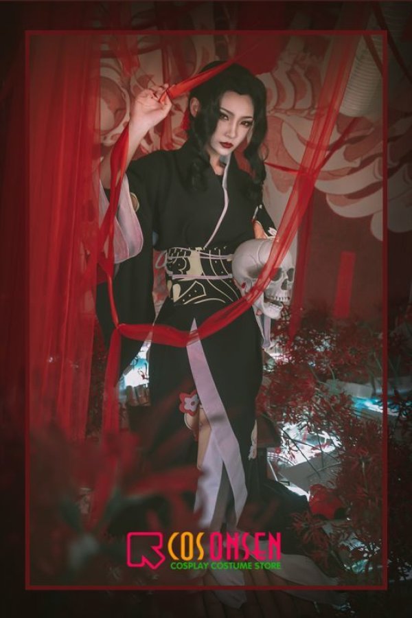 画像4: 【25%OFF】鬼滅の刃 鬼舞辻無惨 女装 コスプレ衣装