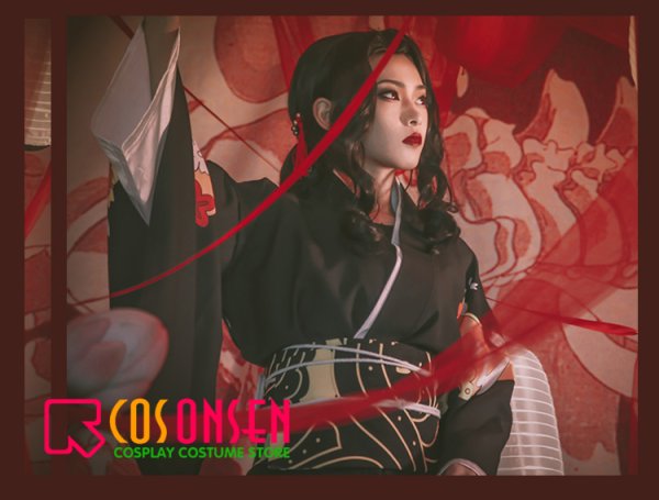 画像3: 【25%OFF】鬼滅の刃 鬼舞辻無惨 女装 コスプレ衣装