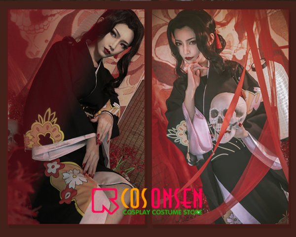画像6: 【25%OFF】鬼滅の刃 鬼舞辻無惨 女装 コスプレ衣装