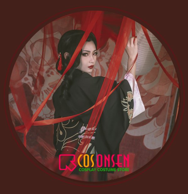 画像7: 【25%OFF】鬼滅の刃 鬼舞辻無惨 女装 コスプレ衣装