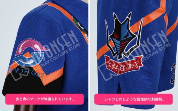 画像8: 【25%OFF】ポケモン ポケモン剣盾 ジムリーダー キバナ コスプレ衣装 刺繍版