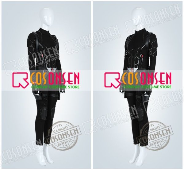 画像3: The Avengers アベンジャーズ4：エンドゲーム ブラック・ウィドウ Black Widow コスプレ衣装