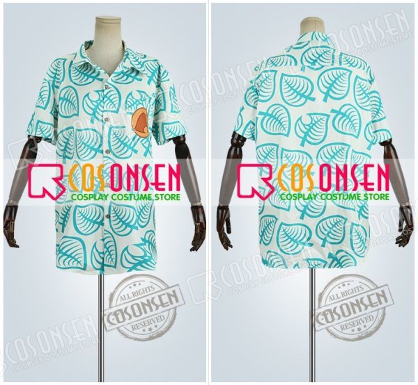 画像3: どうぶつの森 たぬきち シャツ コスプレ衣装