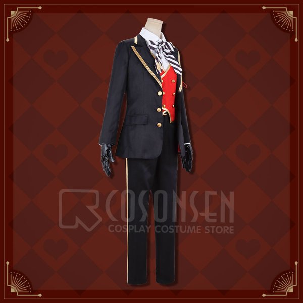 画像3: 【25%OFF&女性S・M・L・XLサイズ在庫あり・一週間発送】ツイステ風 ハーツラビュル寮 リドル・ローズハート 制服 コスプレ衣装