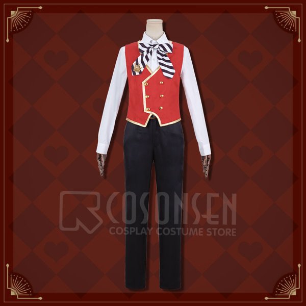 画像5: 【25%OFF&女性S・M・L・XLサイズ在庫あり・一週間発送】ツイステ風 ハーツラビュル寮 リドル・ローズハート 制服 コスプレ衣装