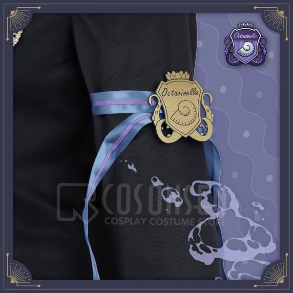 画像9: 【25%OFF】ツイステ風 オクタヴィネル寮 アズール・アーシェングロット ジェイド・リーチ 制服 コスプレ衣装