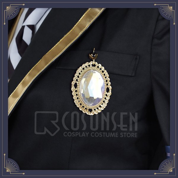 画像8: 【25%OFF】ツイステ風 オクタヴィネル寮 アズール・アーシェングロット ジェイド・リーチ 制服 コスプレ衣装