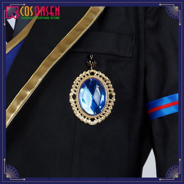 画像8: 【25%OFF】ツイステ風 ポムフィオーレ寮 ヴィル・シェーンハイト 制服 コスプレ衣装