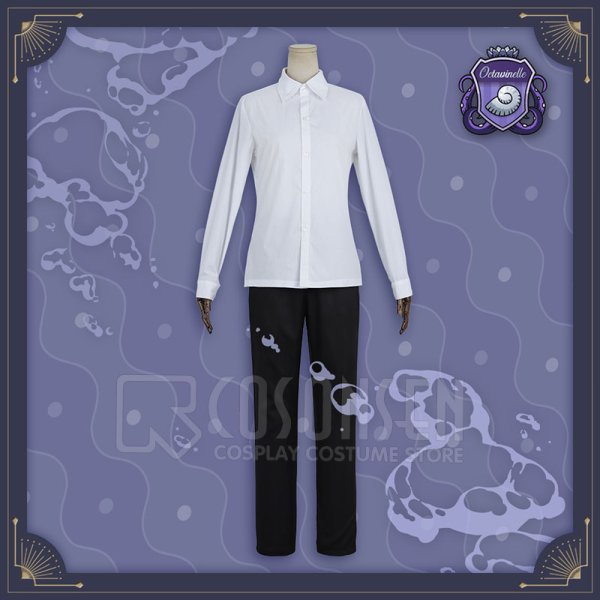 画像7: 【25%OFF】ツイステ風 オクタヴィネル寮 アズール・アーシェングロット ジェイド・リーチ 制服 コスプレ衣装