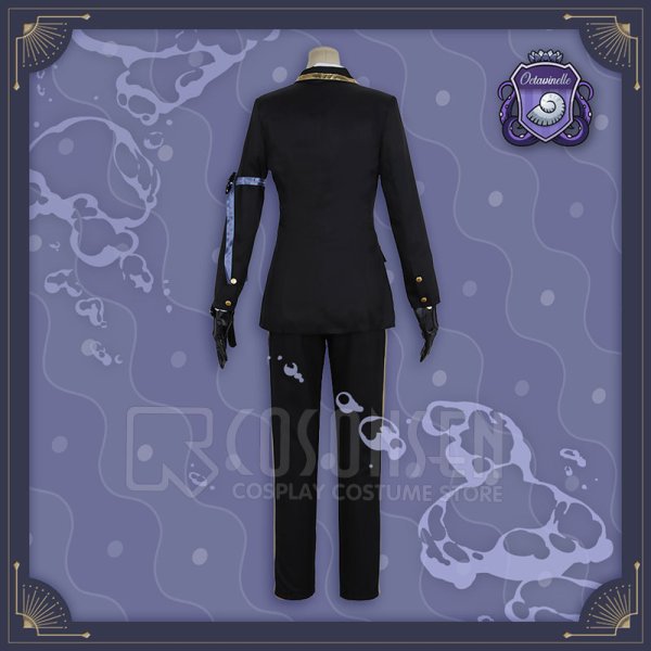 画像5: 【25%OFF】ツイステ風 オクタヴィネル寮 アズール・アーシェングロット ジェイド・リーチ 制服 コスプレ衣装