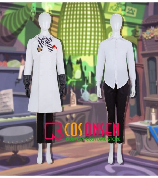 画像3: 【25%OFF】ツイステ風 リドル・ローズハート 実験着 コスプレ衣装