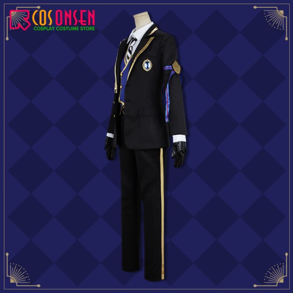 画像3: 【25%OFF】ツイステ風 ポムフィオーレ寮 ルーク・ハント 制服 コスプレ衣装