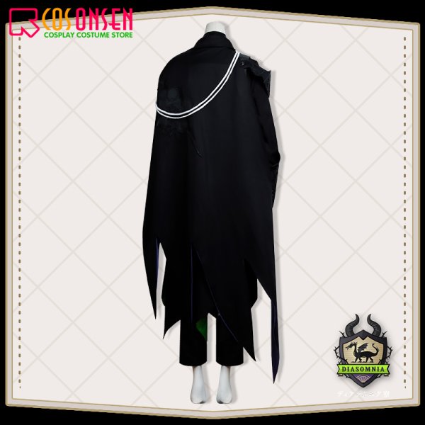 画像5: 【25％OFF】ツイステ風 ディアソムニア寮 マレウス・ドラコニア 寮服 コスプレ衣装