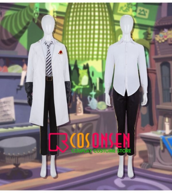 画像3: 【25%OFF】ツイステ風 エース ケイト デュース トレイ 実験着 コスプレ衣装