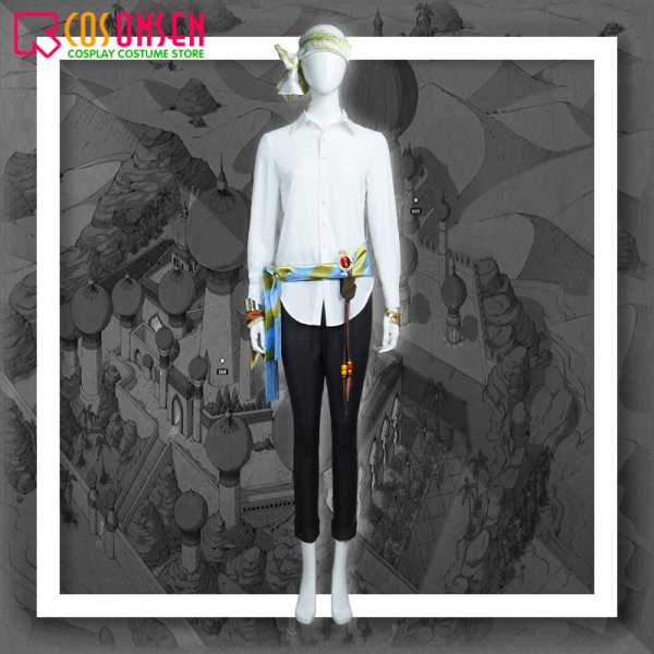 画像7: 【25%OFF】ツイステ風 スカラビア寮 カリム・アルアジーム 制服 コスプレ衣装