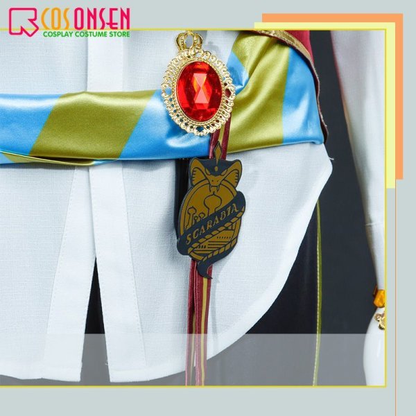 画像12: 【25%OFF】ツイステ風 スカラビア寮 カリム・アルアジーム 制服 コスプレ衣装