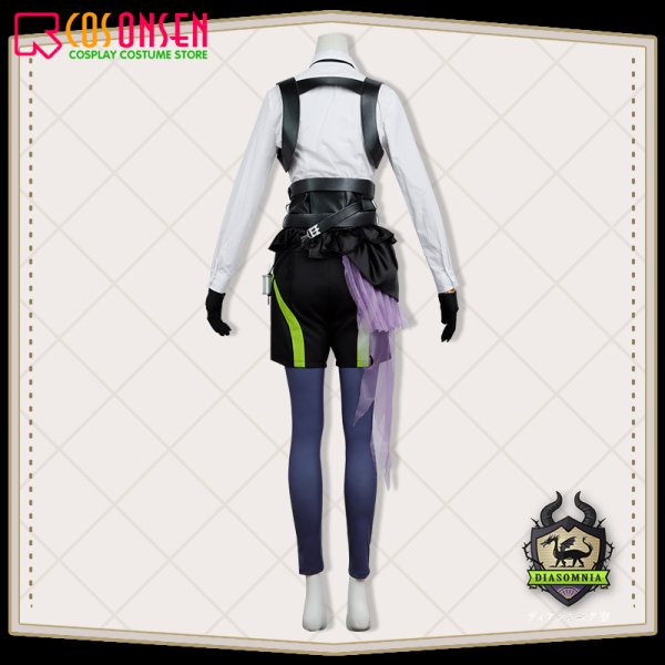 画像5: 【25%OFF&女性L・XLサイズ在庫あり・一週間発送】ツイステ風 ディアソムニア寮 リリア・ヴァンルージュ 寮服 コスプレ衣装