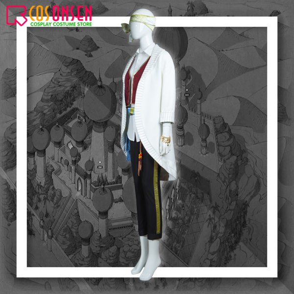 画像4: 【25%OFF】ツイステ風 スカラビア寮 カリム・アルアジーム 制服 コスプレ衣装