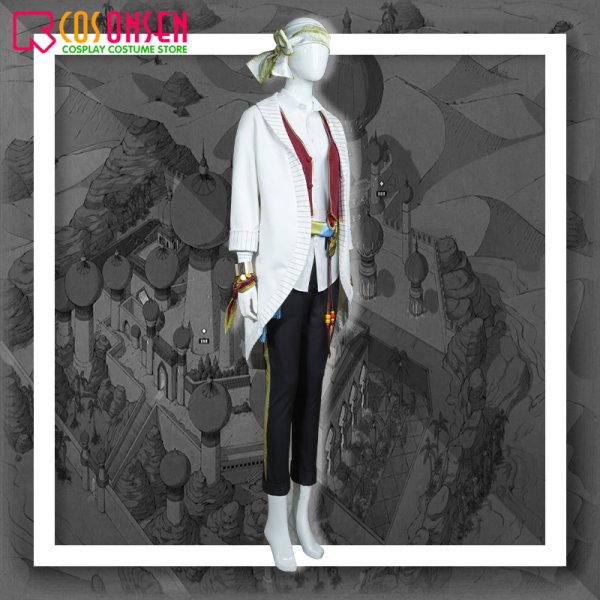 画像3: 【25%OFF】ツイステ風 スカラビア寮 カリム・アルアジーム 制服 コスプレ衣装