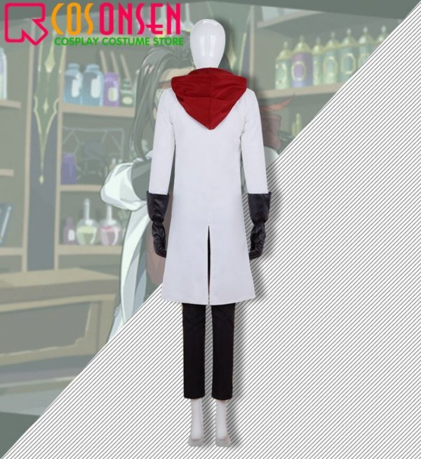 画像3: 【25%OFF】ツイステ風 ジャミル・バイパー 実験着 コスプレ衣装