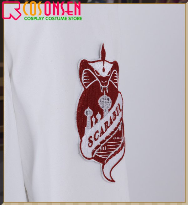 画像7: 【25%OFF】ツイステ風 ジャミル・バイパー 実験着 コスプレ衣装