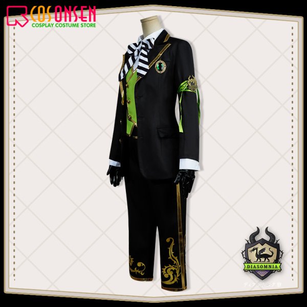 画像3: 【25%OFF】ツイステ風 ディアソムニア寮 リリア・ヴァンルージュ 制服 コスプレ衣装