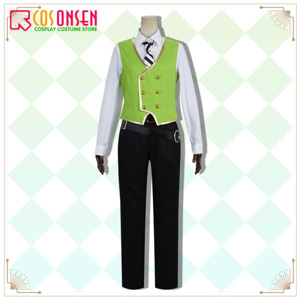 画像5: 【20％OFF】ツイステ風 ディアソムニア寮 シルバー 制服 コスプレ衣装