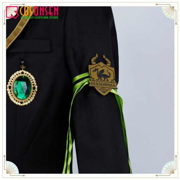 画像8: 【20％OFF】ツイステ風 ディアソムニア寮 シルバー 制服 コスプレ衣装