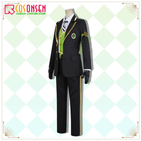 画像3: 【20％OFF】ツイステ風 ディアソムニア寮 シルバー 制服 コスプレ衣装