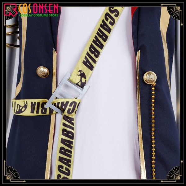 画像6: 【20％OFF】ツイステ風 スカラビア寮 カリム・アルアジーム 寮服 コスプレ衣装