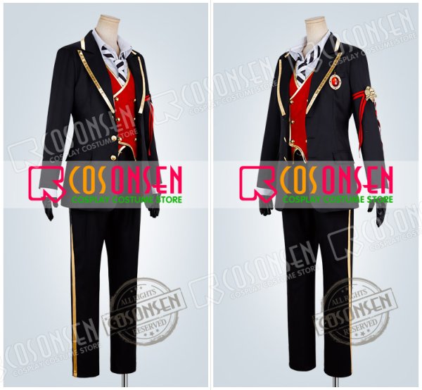 画像3: 【25％OFF＆女性L・XLサイズ在庫あり・一週間発送】ツイステ風 ハーツラビュル寮 エース デュース トレイ 制服 コスプレ衣装